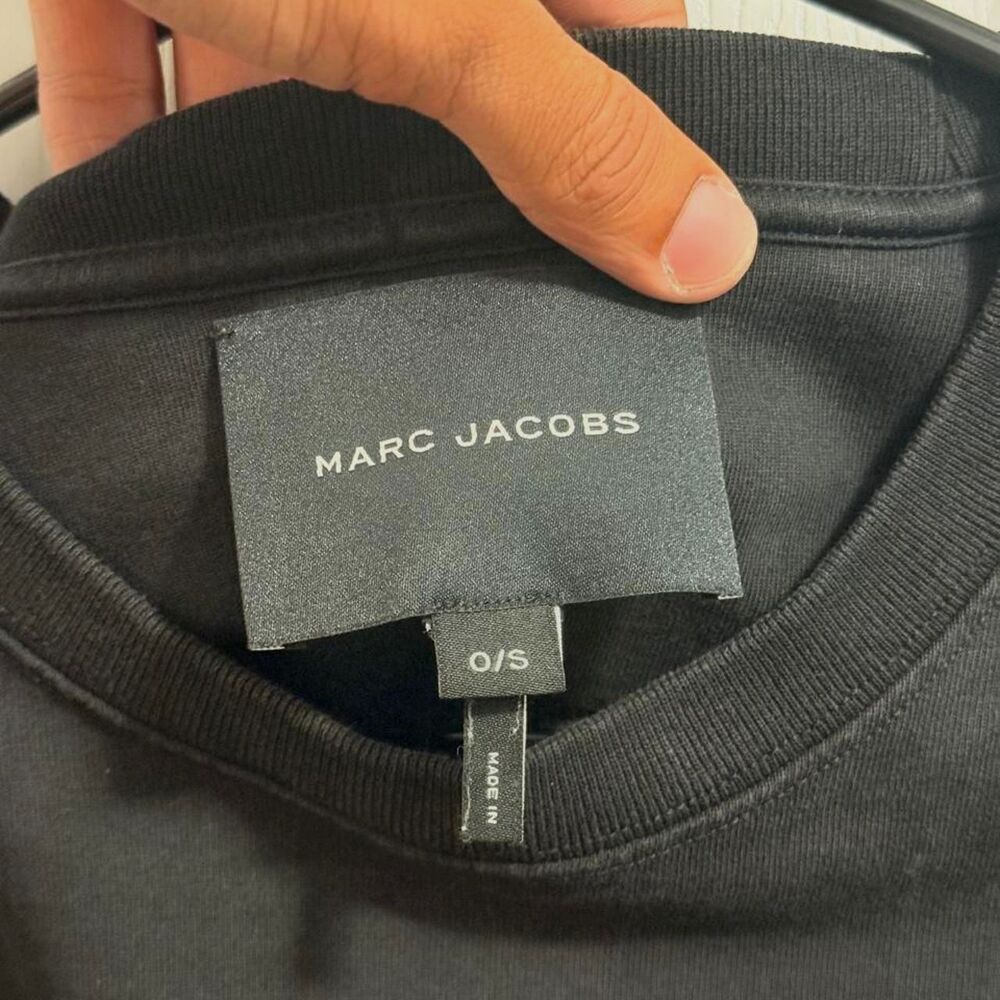 (2021) Marc Jacobs The Big T-Shirt - Black - O/S View 3